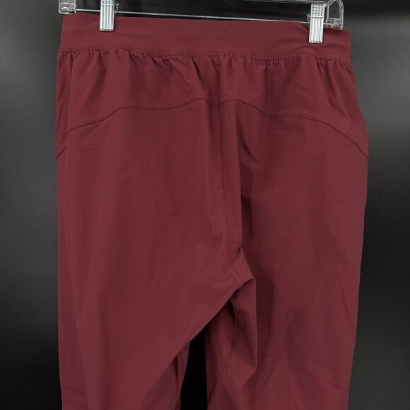 EUC Lululemon Adapted State High-Rise Jogger Womens Sz 8 Red Merlot Lightweight - Picture 4 of 7